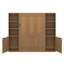 Grand lit escamotable avec armoires de rangement, lit escamotable moderne pour petits appartements-685915117-677296557