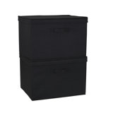 Household Essentials Wide Storage Box Fabric Bin