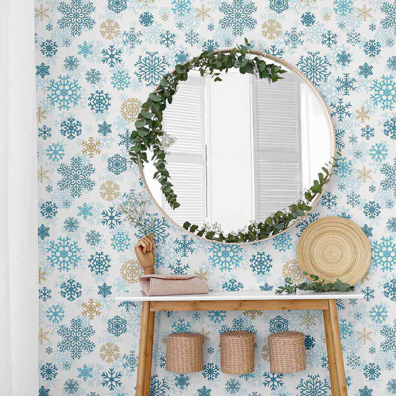 Peel & Stick Floral Tile, 48" L x 24" W