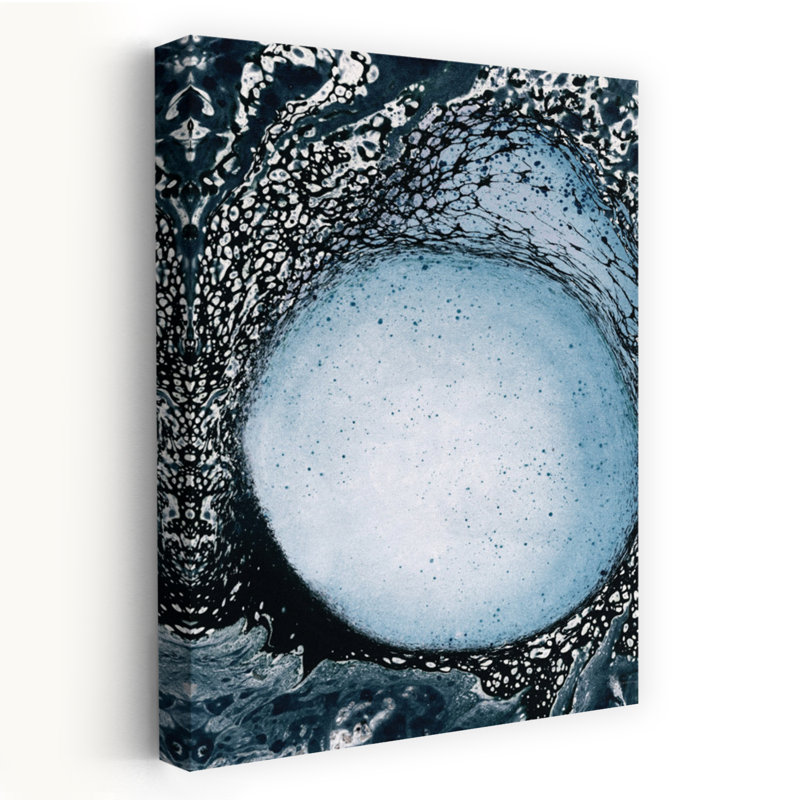 Split Abstract Contemporary Art, 48" H x 32" W