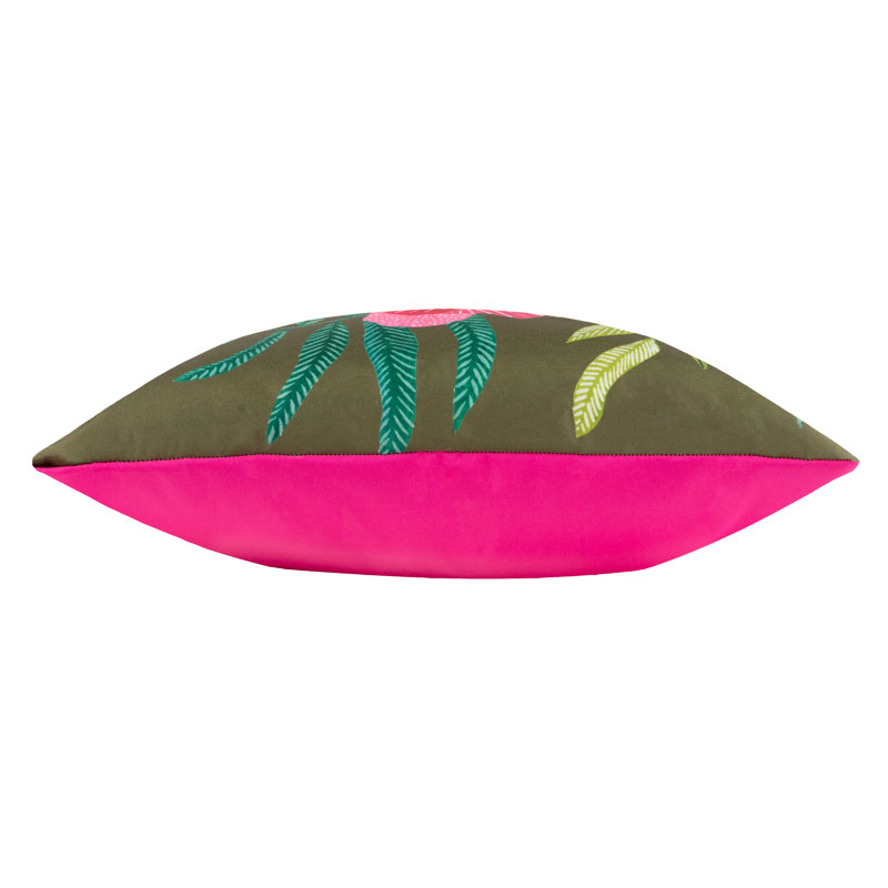 Indoor / Outdoor Floral Square Cushion