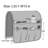 Sofa Armrest With 5 Pockets Holder Organizer