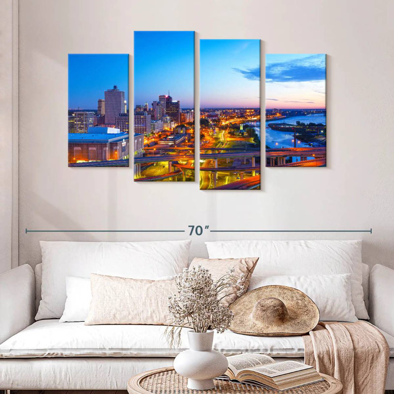 Senne Memphis Highways, 32" H x 52" W