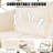 Spacious Patio Lounge Chairs, Steel Rattan Boho Set For Patio