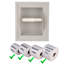 Porte-papier hygiénique encastré Tracy-72316674