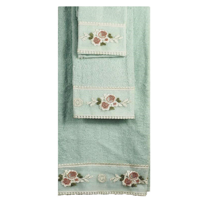 Oaklee Lightweight Mulit-Size Set, Garden Rose Aqua Green