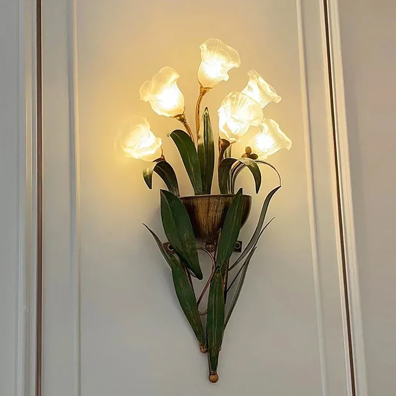 Lampe murale campagne