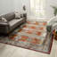 Sunia Southwestern Area Rug in Red-1595836113