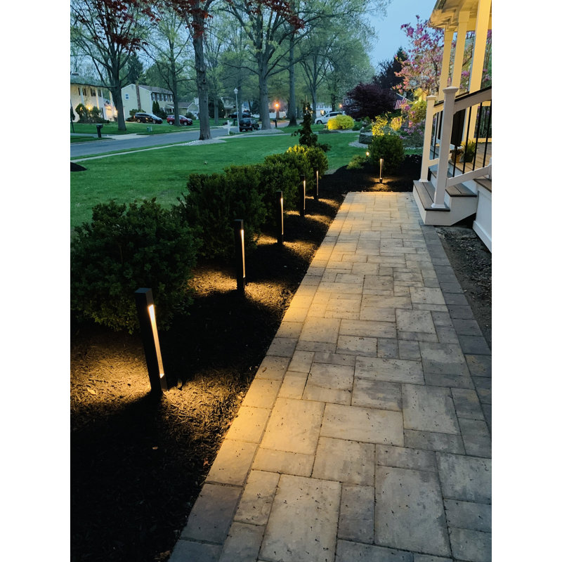 Atlantis Low Voltage Metal Bollard Light, Bronze