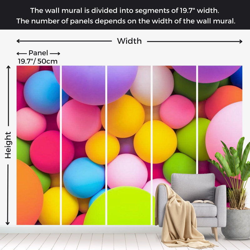 Wall Mural, 82" L x 118" W
