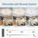 Acea 34.6" White Flower Ceiling Fan With Dimmable Light Modern LED Flush Mount Ceiling Fan Light Remote