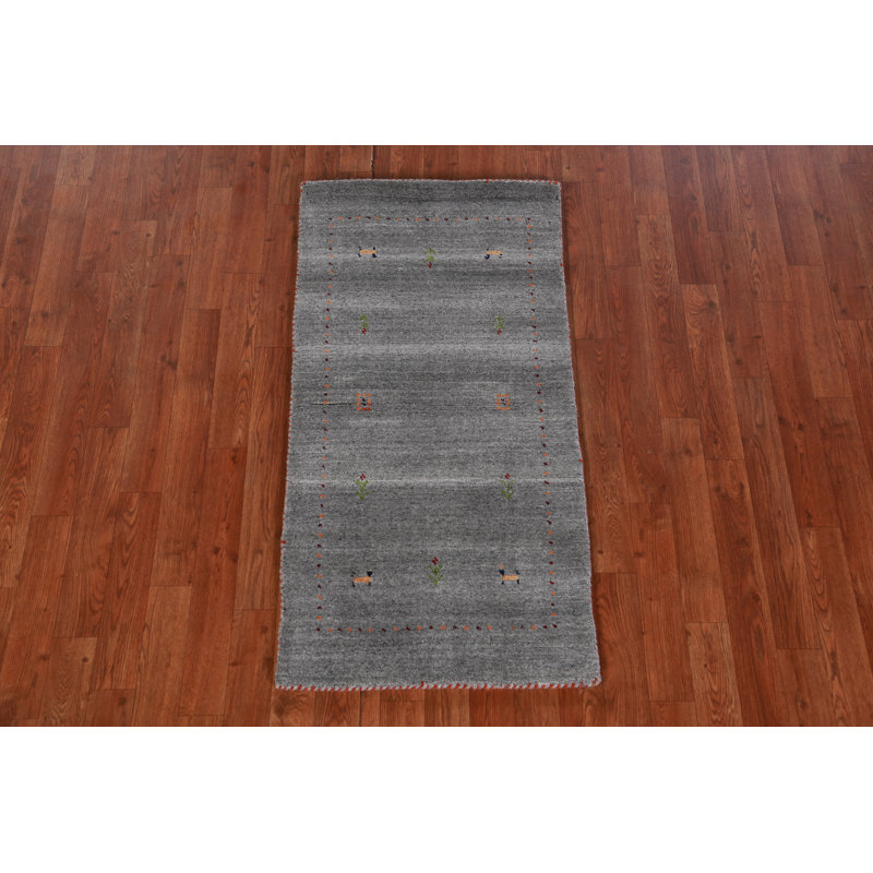 Handmade Gabbeh Indian Rug 2x4
