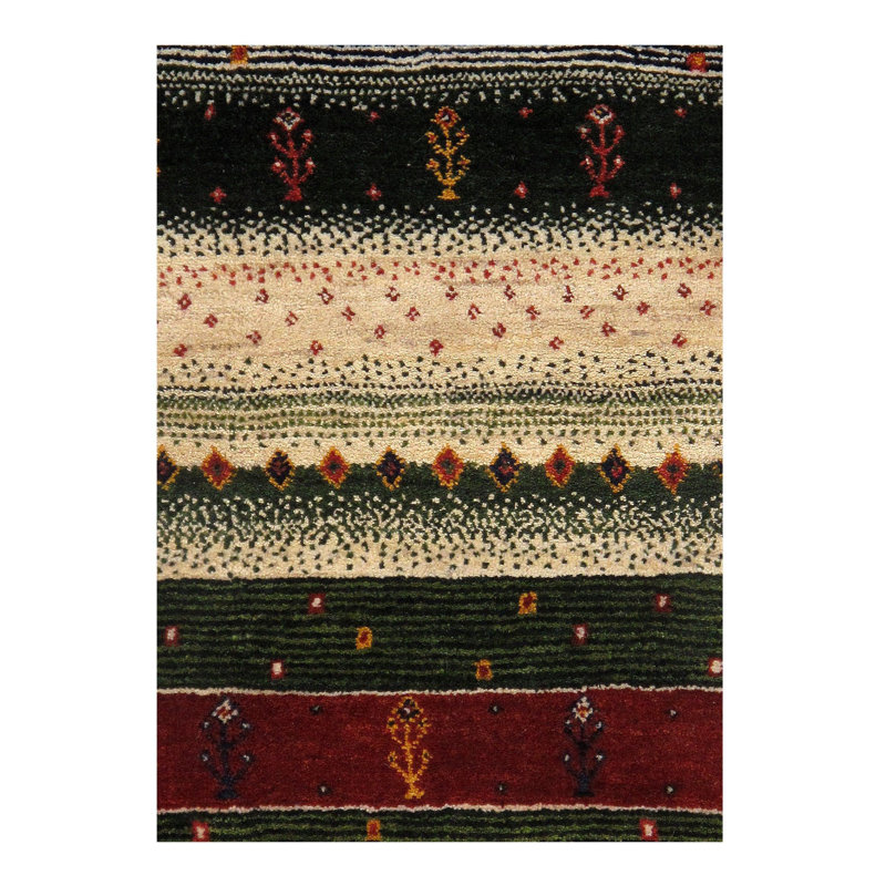 Kuulo Cotton Striped Area Rug