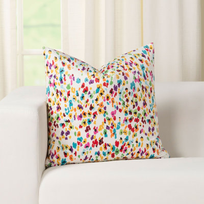 Basanta Floral Polyester Throw Pillow