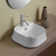 Britannia 16.75" x 16.75" Square Above Mount Basin with Single Faucet Hole Drill