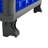 Collapsible Bulk Container With  Doors, Solid Wall,Total Capacity Of 600 Lbs Stacks Up To 4 High For A Total Of 2000 Lbs, Blue