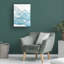 Art mural sur toile tendue «Grace Popp», ondulation II pour décoration de salon, de chambre à coucher ou de bureau - 18 x 24