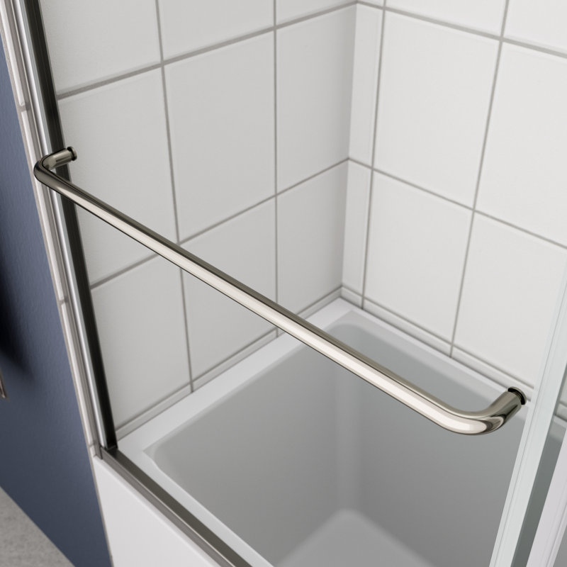 Allure de salle de bain en alliage d'aluminium coulissant sans couture