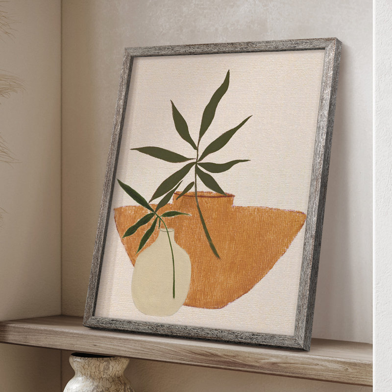 «Santa Fe Still Life II», reproduction encadrée - bois massif 47770, H 11 po x l 9 po