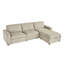 Canapé modulaire inclinable électrique en L avec technologie Zero-Wall et repose-pieds de rangement-399025181