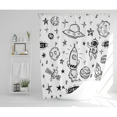 Colmesneil Polyester Shower Curtain Set