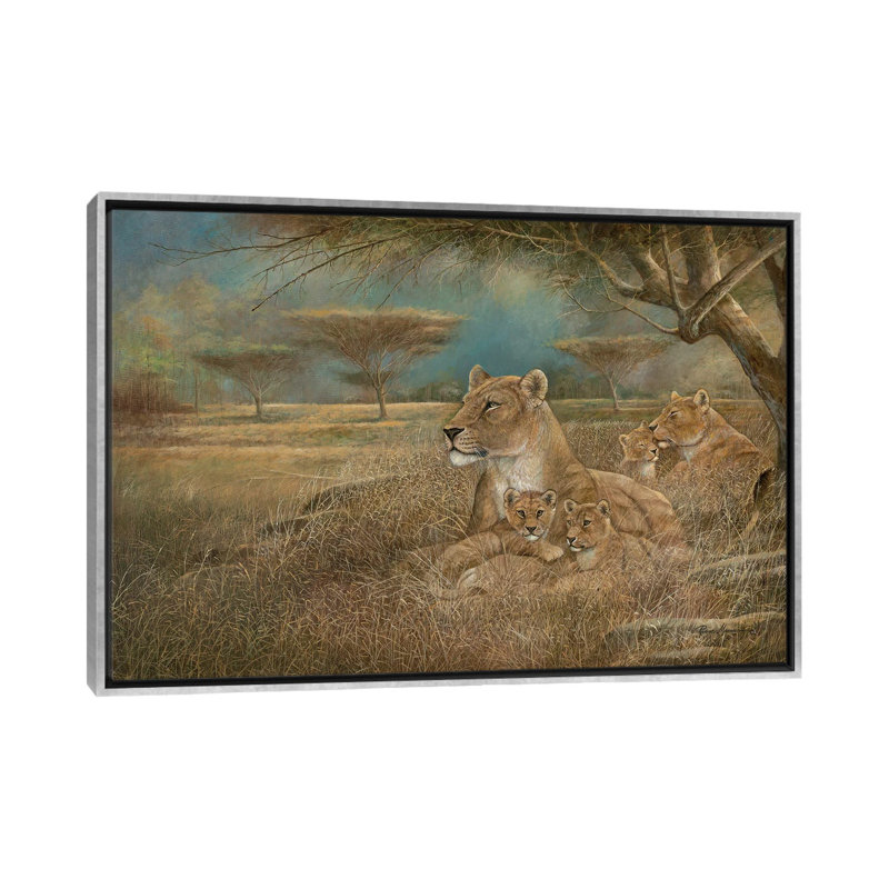 «Winds of change» par Ruane Manning - reproduction d'art, Aucun mat, H 18 po x l 26 po x P 1,5 po, Toile avec cadre argenté