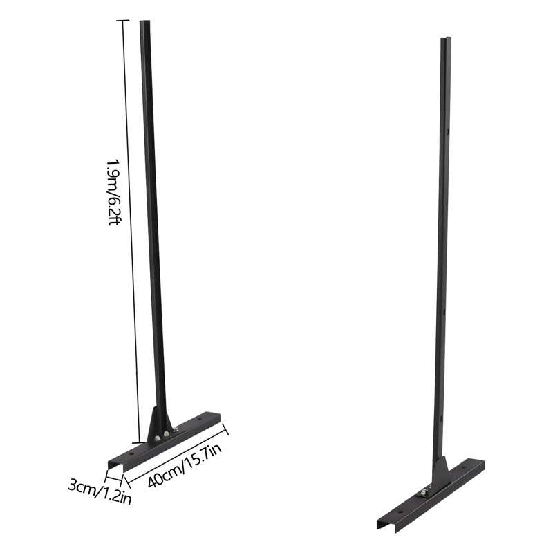 FRONG 74.8'' H Privacy Screen Bracket (Privacy Screen Panels Not ...