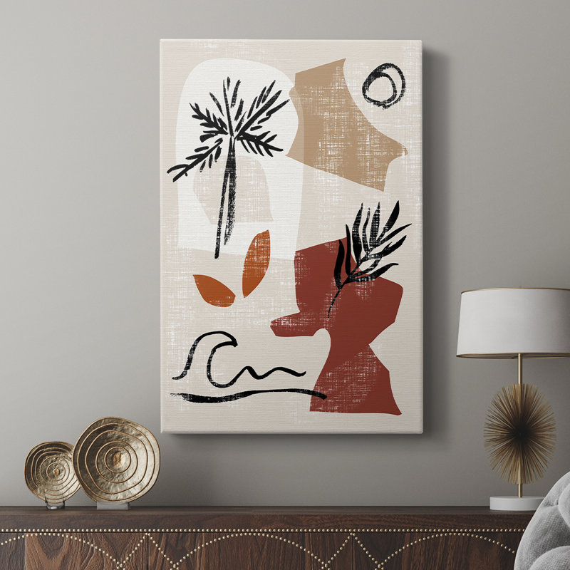 Soft Palms III - galerie sur mesure, H 36 po x l 24 po