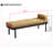 Clarkson Solid Wood Frame Genuine Leather Bench-162055956