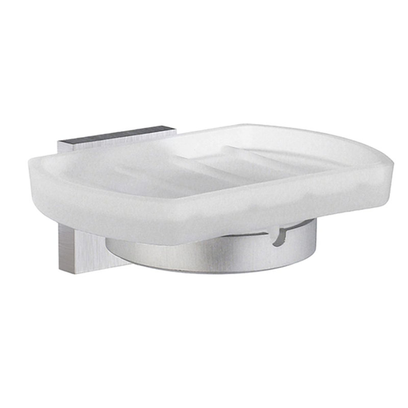 Witherspoon Soap Dish, Brushed Chrome