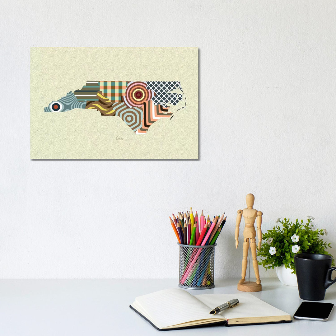 North Carolina State - Wrapped Canvas Print