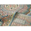 Tapis traditionnel bleu en laine noué à la main 9 pi 11 po x 14 pi Oushak-987679708-987679697