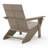 Modern Poly Adirondack Chair With Ottoman-2005742401