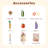 Wooden Play Food Cutting Vegetable Set, Pretend Play Toy Food for Play Kitchen with Shopping Bag