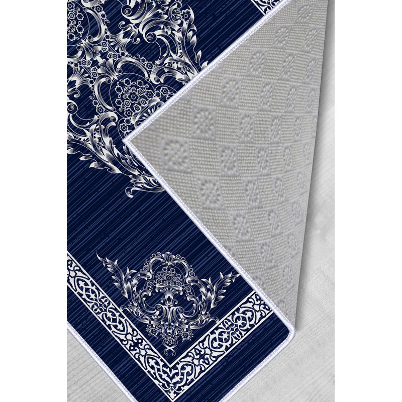Stylish 3D Printed Carpet, 100% Polyester, 0.3 Inch Pile Height | Antibacterial, Non-Slip PVC Underside, Machine Washable | Perfect for Living Room, Bedroom, and Home Décor