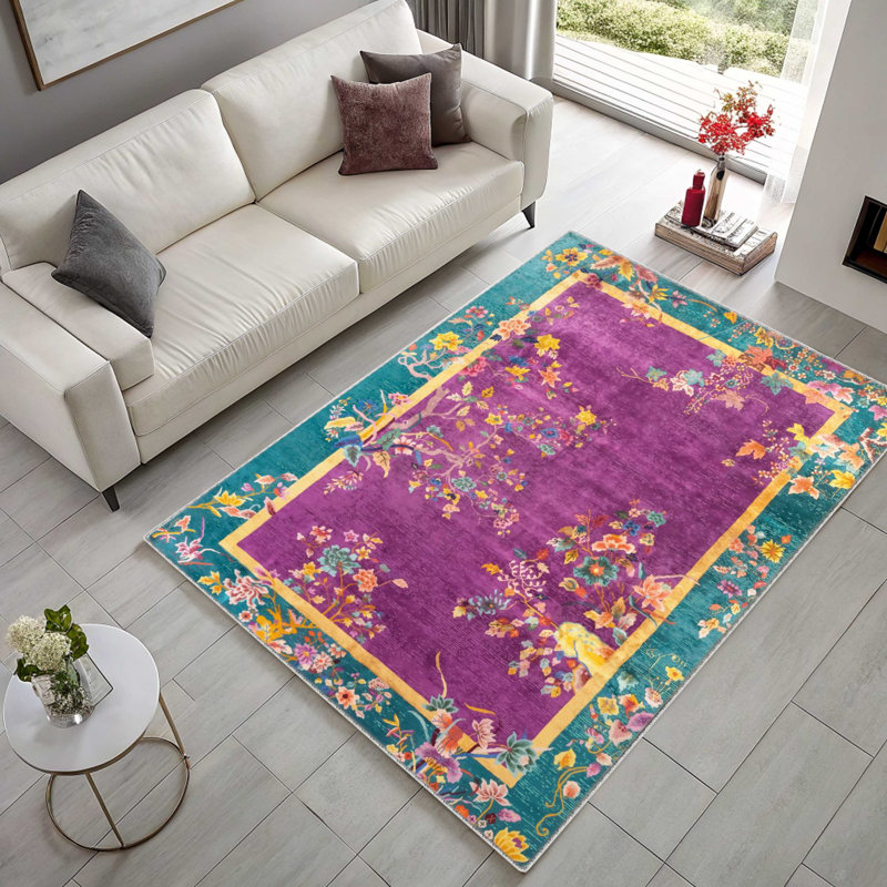 Tapis Zelphia, Rectangle 2 pi 8 po x 5 pi