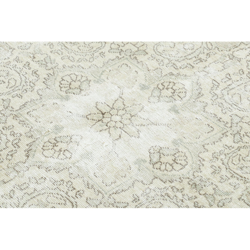 Distressed One-of-a-Kind 9'0X11'10 Hand Knotted Area Rug
