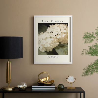 Vintage Floral Print XXXI Framed Print - Solid Wood