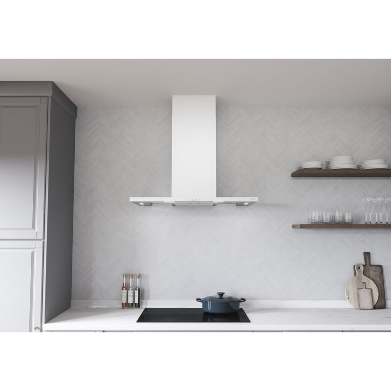 Zephyr Modena 30 in. 600 CFM Wall Mount Range Hood with LED Light in Stainless Steel