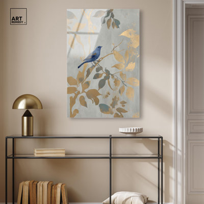 Golden Bough I Acrylic Print Kitchen Wall Decor by Art Remedy, Ready to Hang, 24 x 36