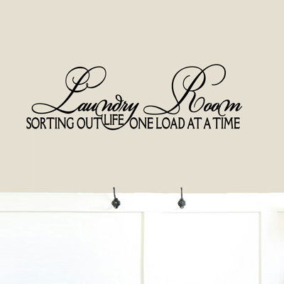 Text & Numbers Non-Wall Damaging Wall Decal