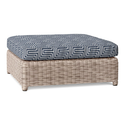 Sag Harbor Rectangle Outdoor Sunbrella® Ottoman Patio Ottoman