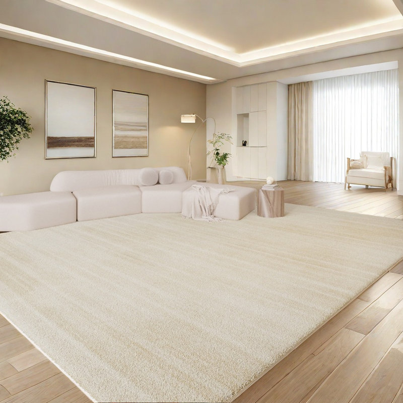 Rectangle Rozel Area Rug with Non-Slip Backing, Rectangle 4'7" x 6'7"