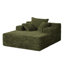 Chaise longue rembourrée en velours côtelé Compression-1338575059