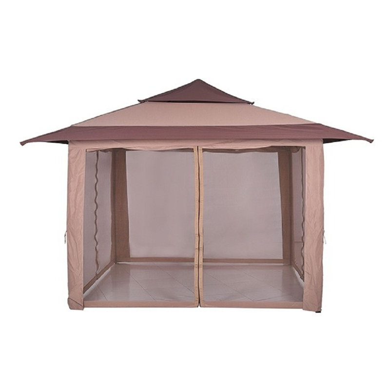 Pavillon de jardin en métal l 12 pi. x P 12 pi.