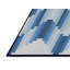 Tapis bleu/blanc cassé à motif-27767920
