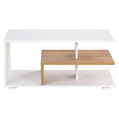 Maudry Abstract Coffee Table with Storage