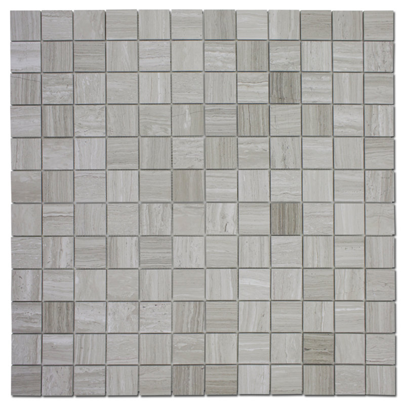2x2 MOSAIC HONED, Wooden White
