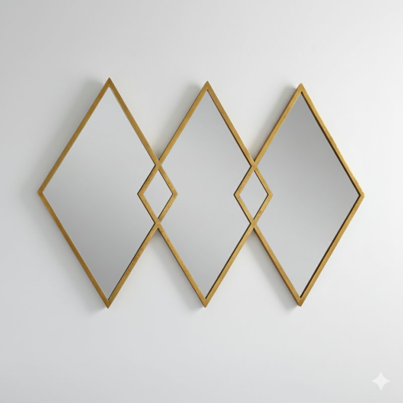 Miroir mural Cassell, Gold