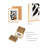 Stunning Decorative Framed MDF Painting Set (3 Pieces), 19.7 x 27.6 inches Each | 100% Solid Pine Wood Frame, 0.8 inches Thickness | Double-Sided Bristol Paper with Shiny & Matte Finish | Perfect for Living Room & Office Décor-848464756
